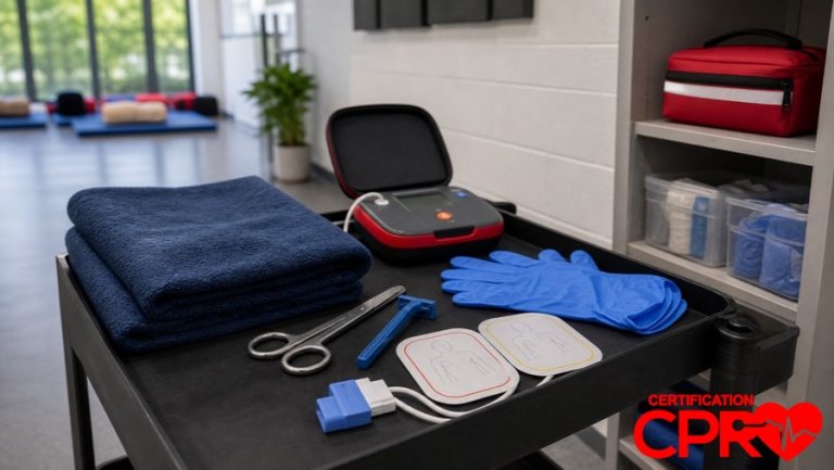 AED training supplies for special situations in CPR classes in Baltimore.