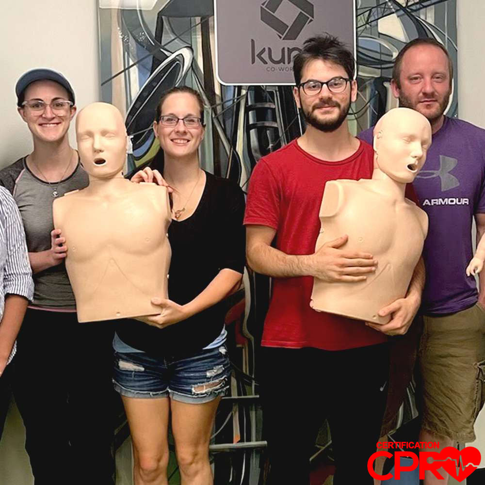 CPR certification training with mannequins in Baltimore. Learn life-saving skills from certified instr.